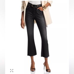 Frame Denim Black Flare Jeans